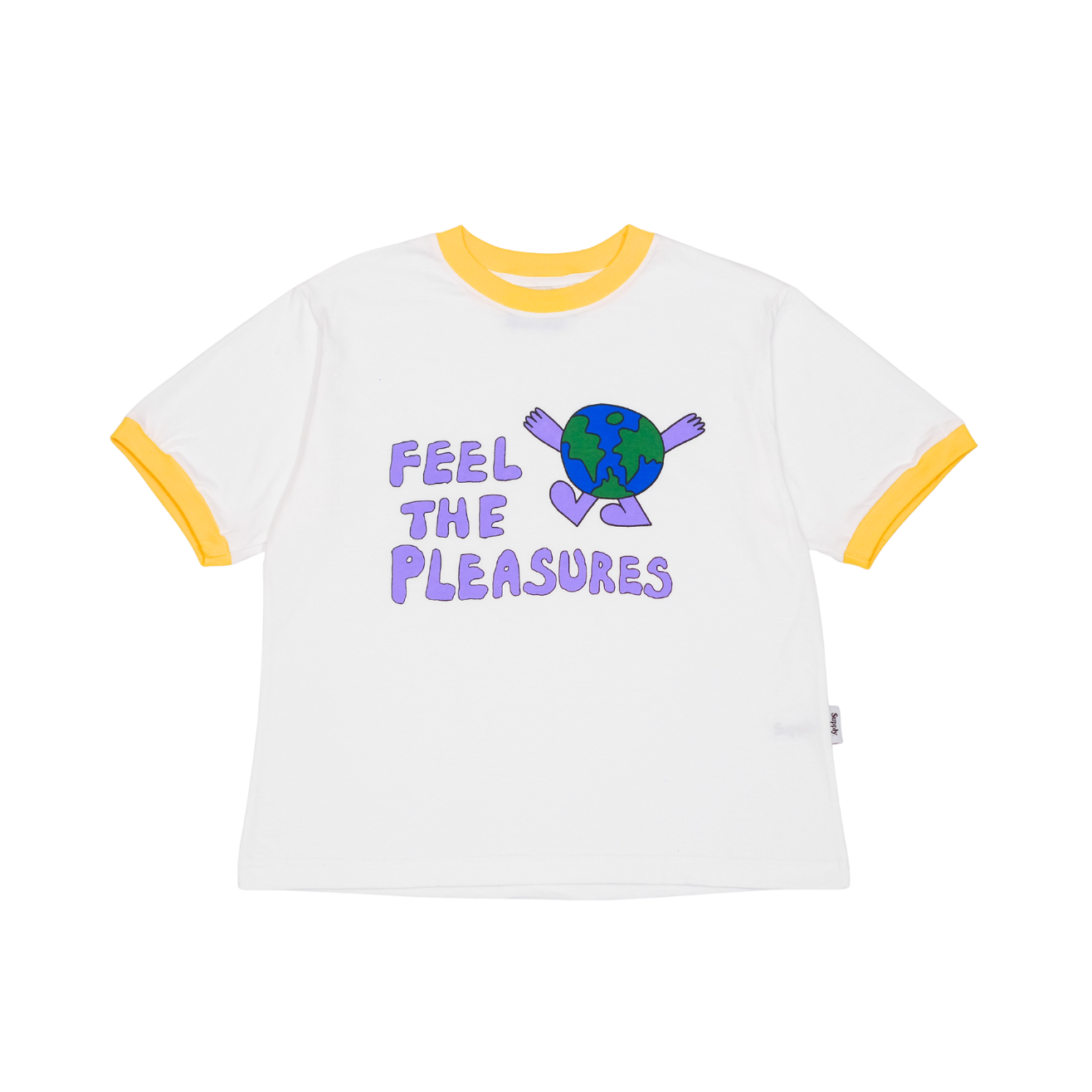 Onic Supply - Feel The Pleasures Ringer Tee - White