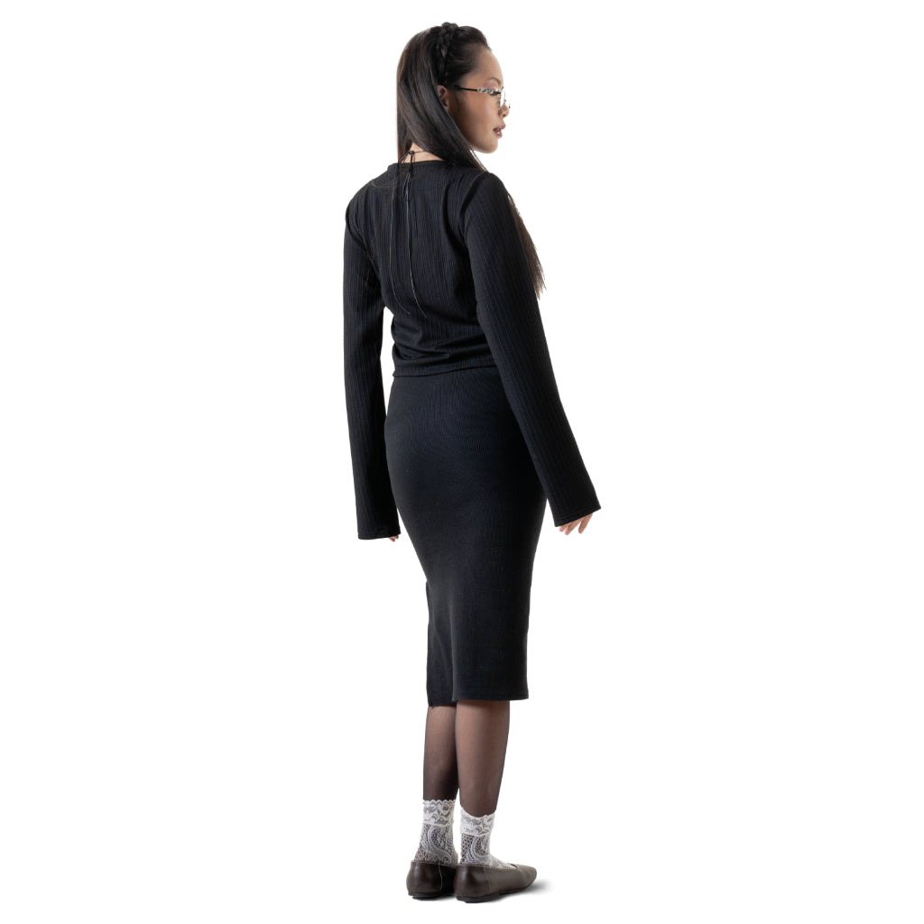 Carissa Knit Cardigan Black