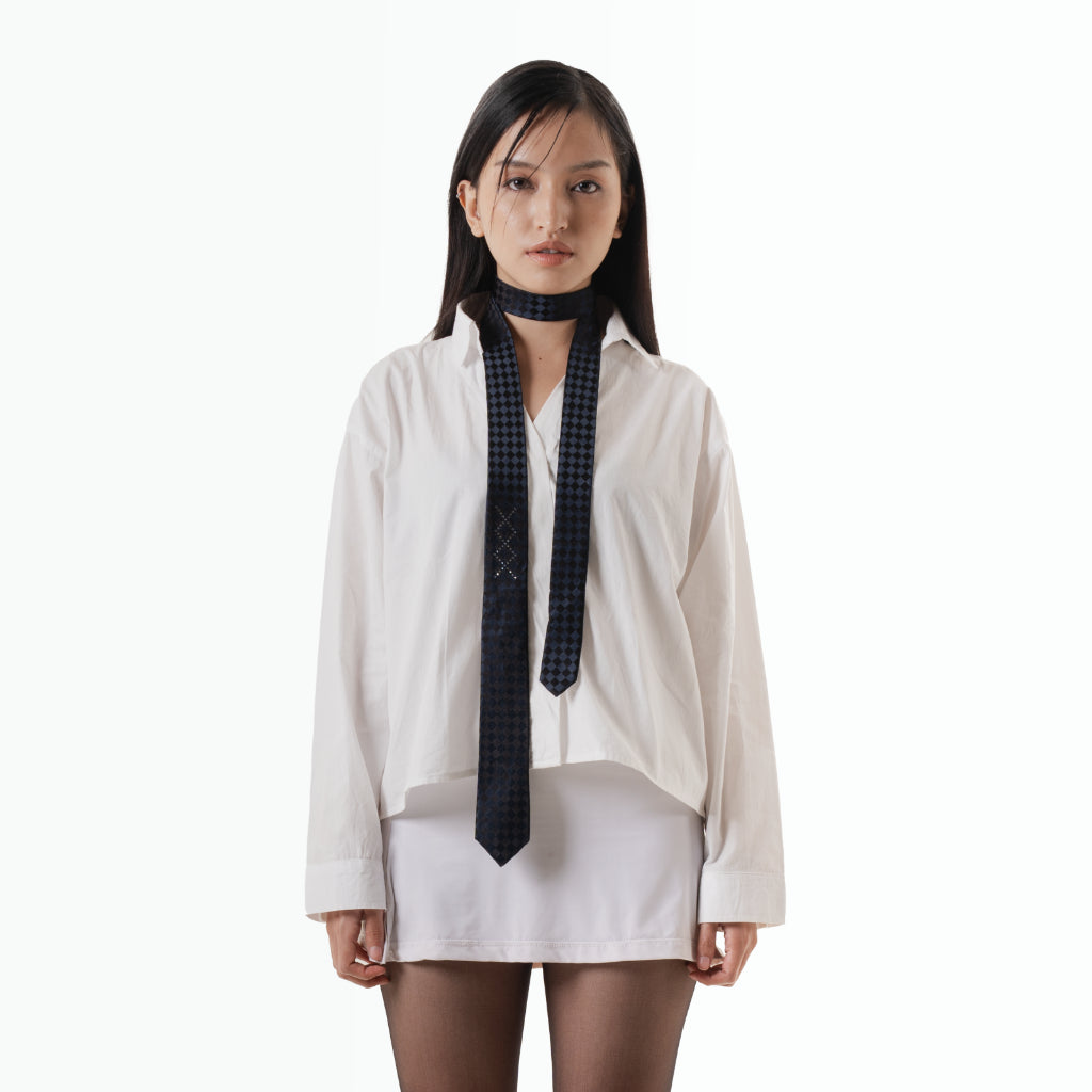 Cotton Boxy Shirt Off White