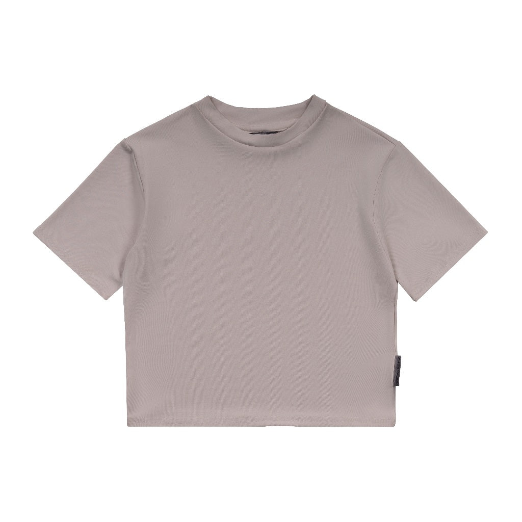 Basic Crop Tee Coconut Milk