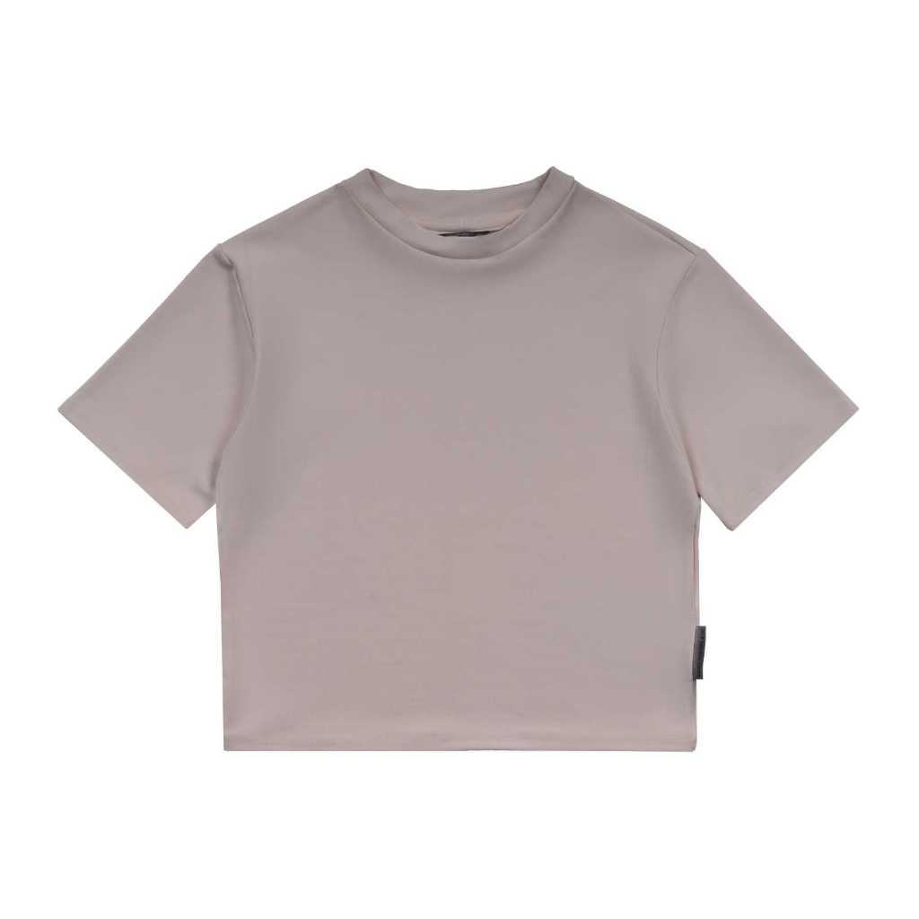 Basic Crop Tee Coconut Milk