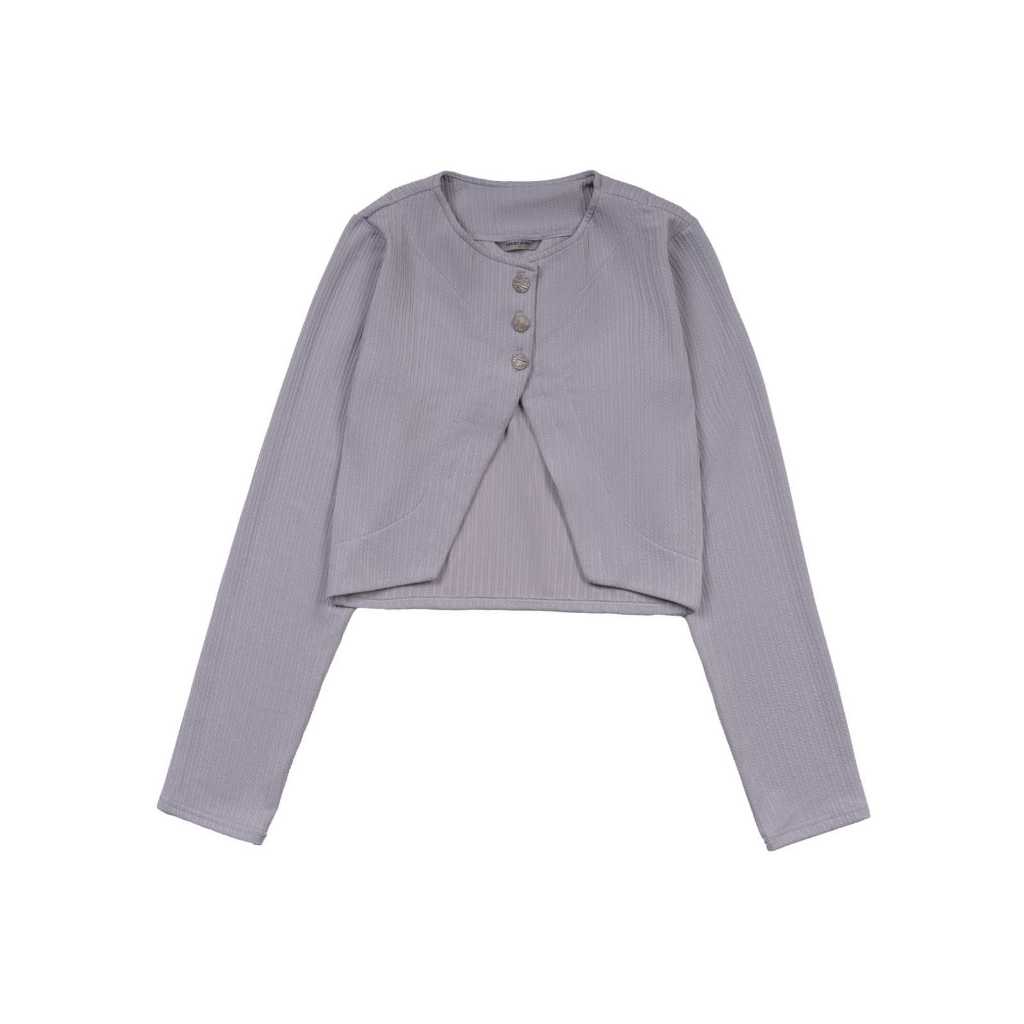 Carissa Knit Cardigan Violet Grey