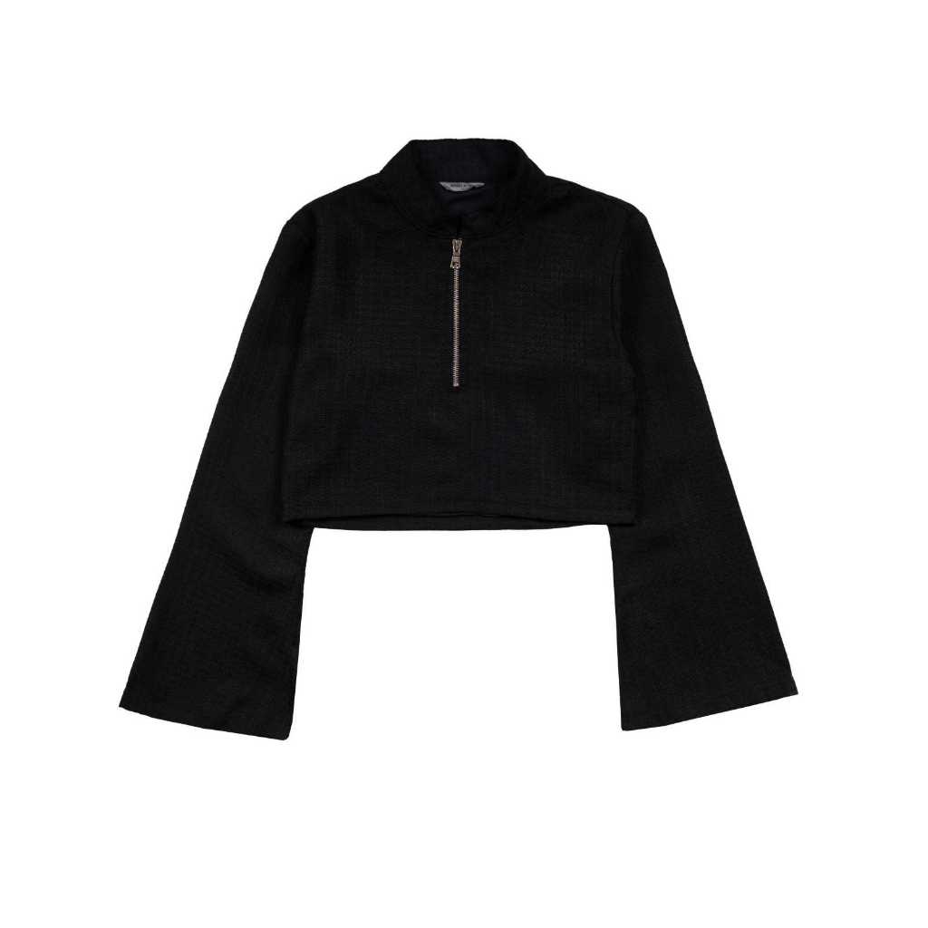 Tweed Flare Crop Jacket