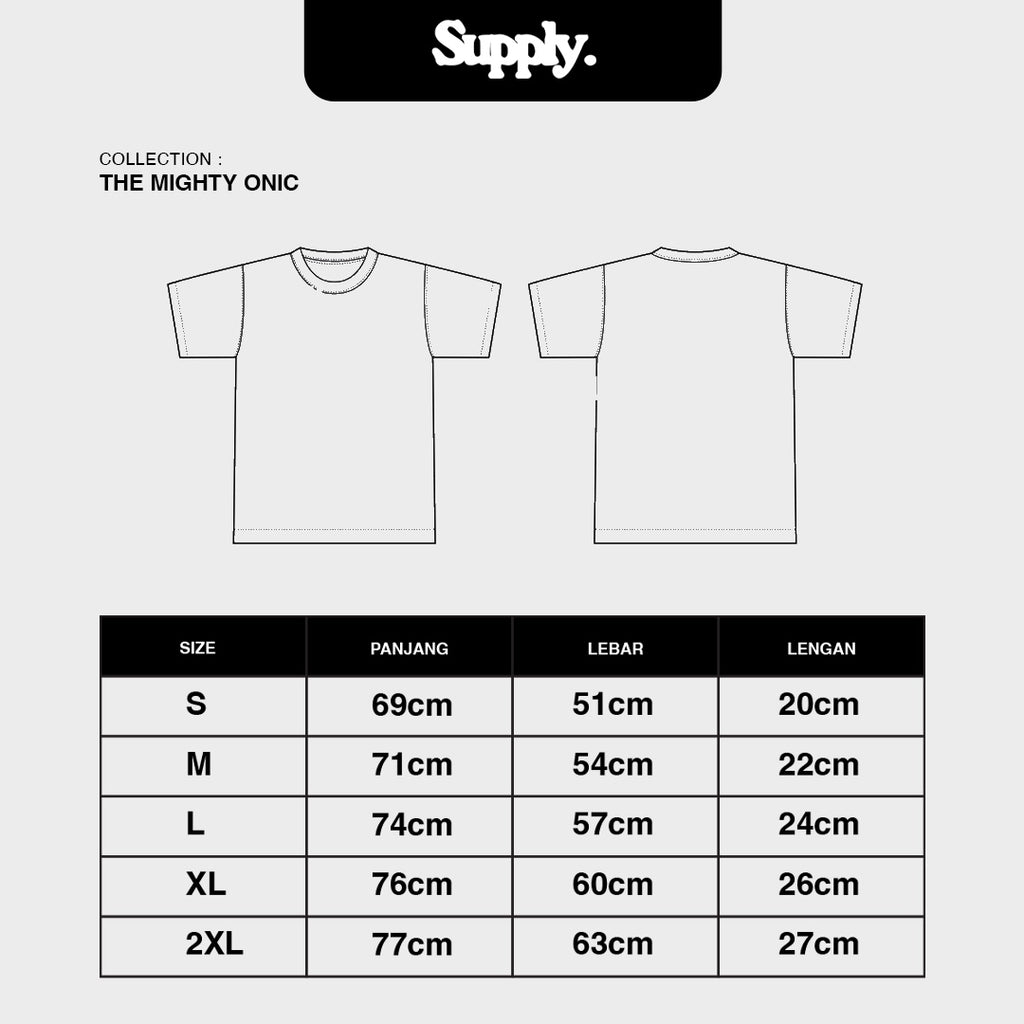 Onic Supply Crest logo Type Tee - Mustard