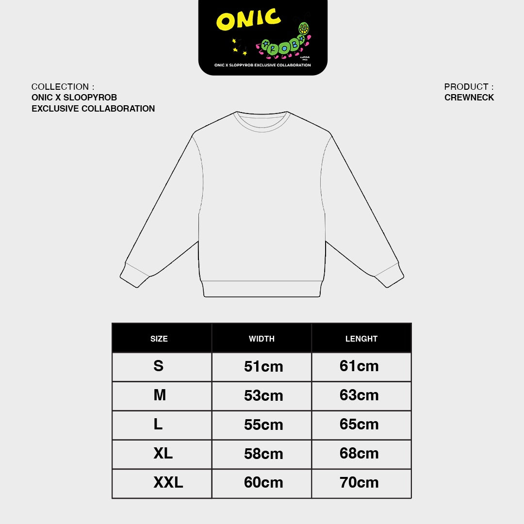 Onic Supply - Its Onic Time Crewneck - Black